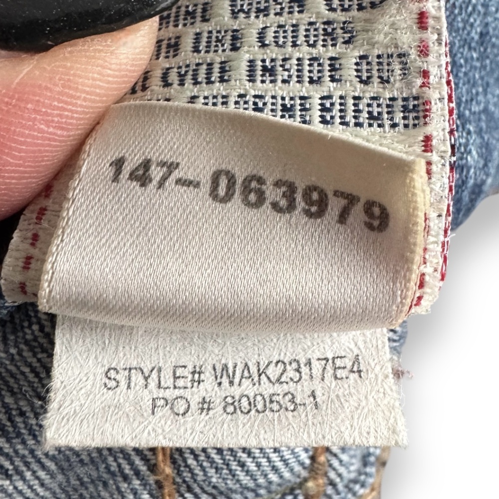 TRUE RELIGION plain wash straight leg jeans blue size 28 - Picture 11 of 15